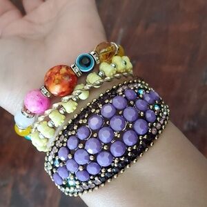 GIRL POWER PURPLE BRACELET